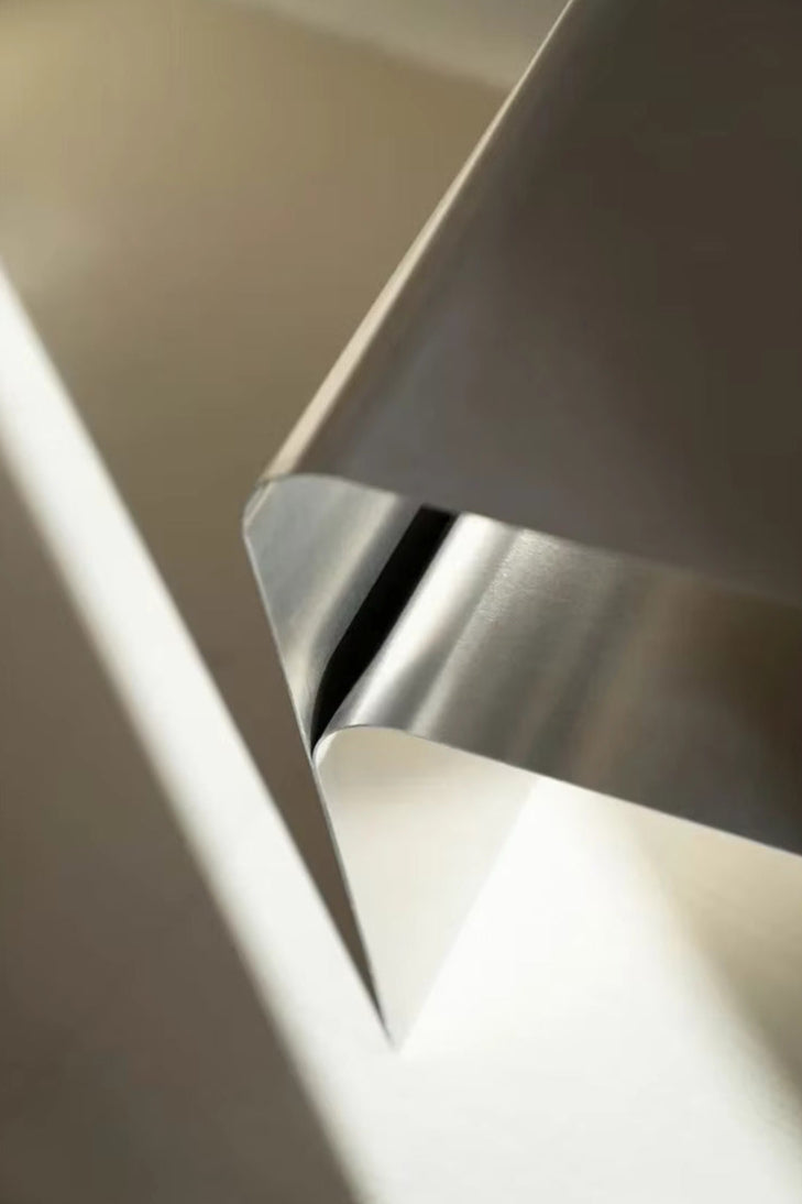 Minimalist Stainless Steel Bedside Table