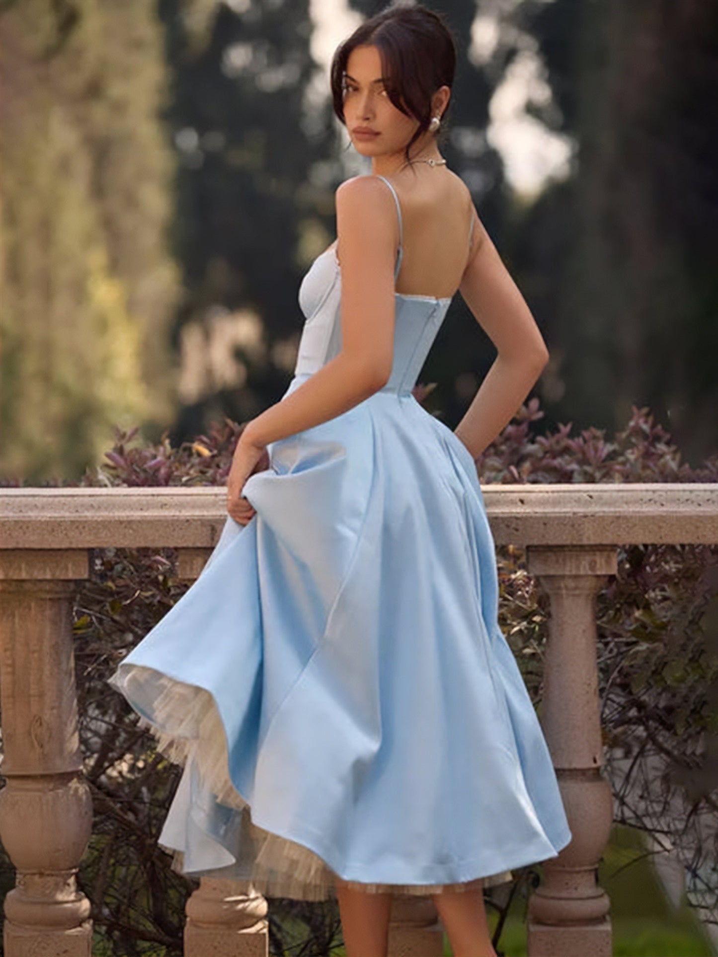 Voluminous Midi Dress