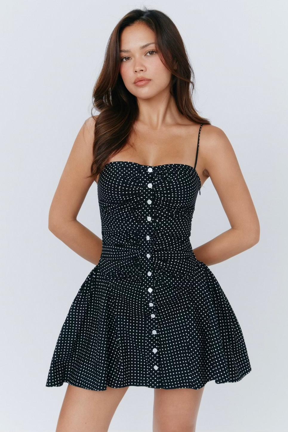 Tess Polka Dots Cami Mini Dress