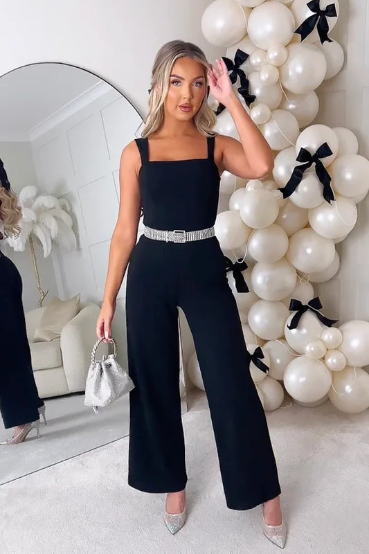 Chic in the Back Bow Jumpsuit