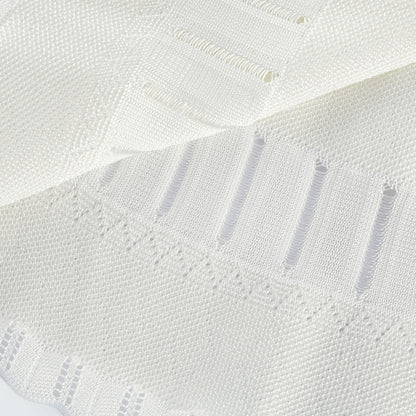 Noémie white cut-out pleated mini dress