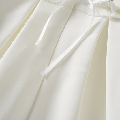Inmaculada White Boned Bodice Mini Blazer Dress