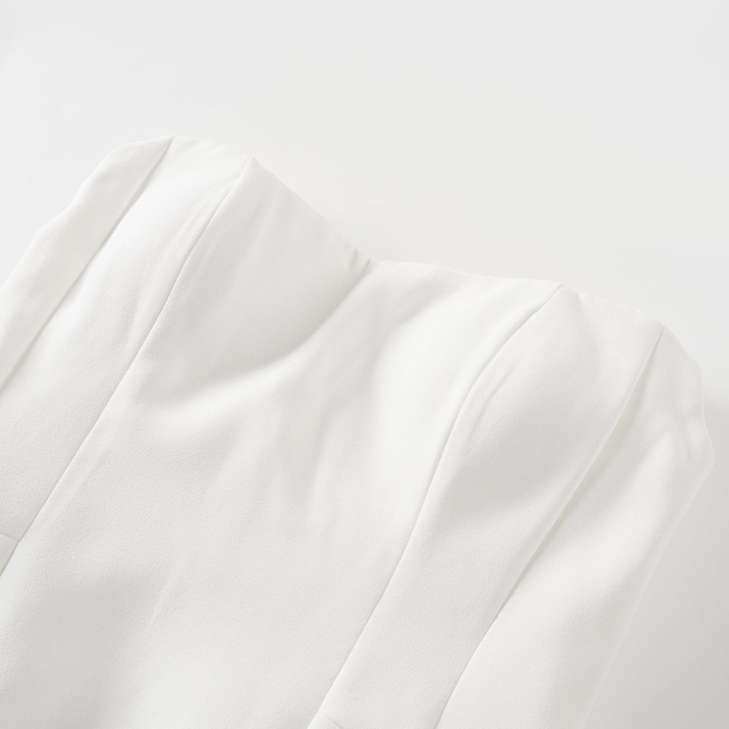 Ulla White Cross Over Bodycon Mini Dress