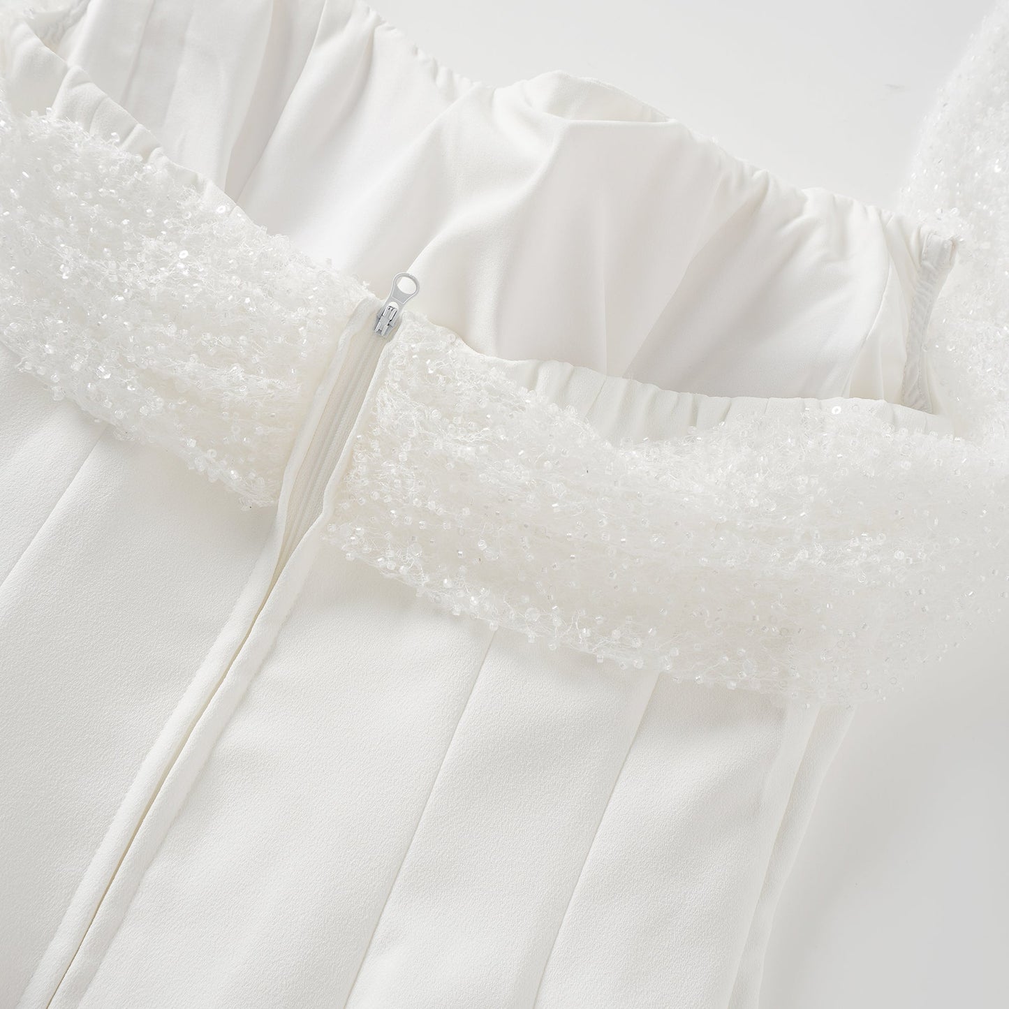Ulla White Cross Over Bodycon Mini Dress