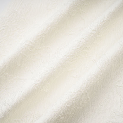 Coralie white petal-detail buttoned mini dress