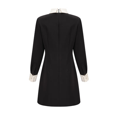 Esmée Two Tone Embellished Mini Dress