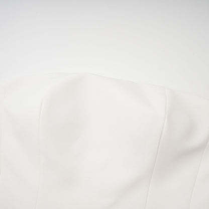 Mélanie White Corset Dress & Mesh Skirt Set
