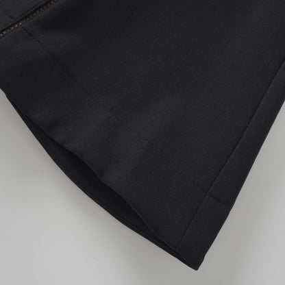 Quirine halterneck bow-detail mini dress in Black