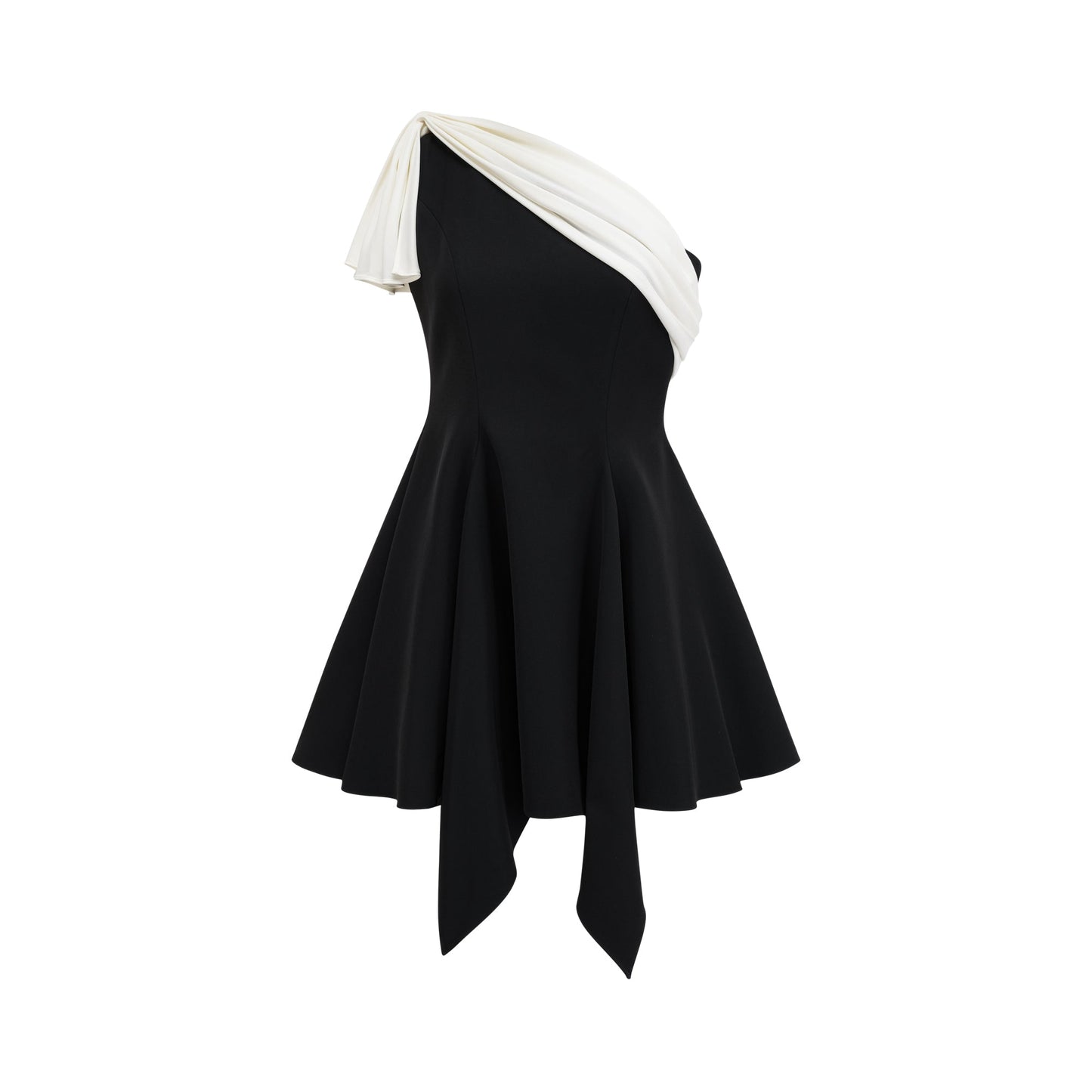 Émeline asymmetrical mini dress