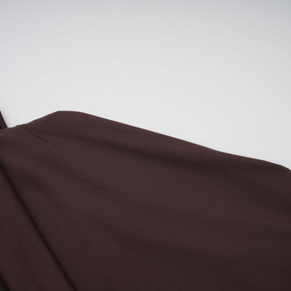 Fée Brown Asymmetrical Ruched Mini Dress