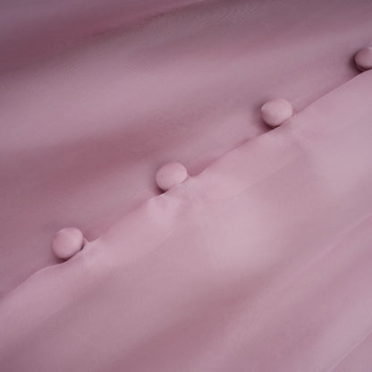 Brooklyn Pink Glossy Bubble Hem Mini Dress