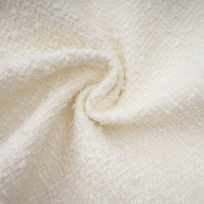 Gaëlle White Faux Pearl Tweed Mini Dress