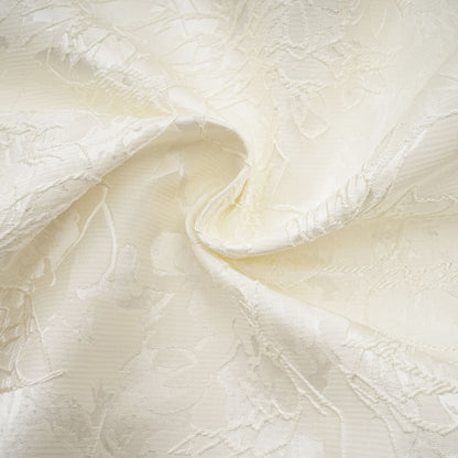 Colette white jacquard tiered mini dress