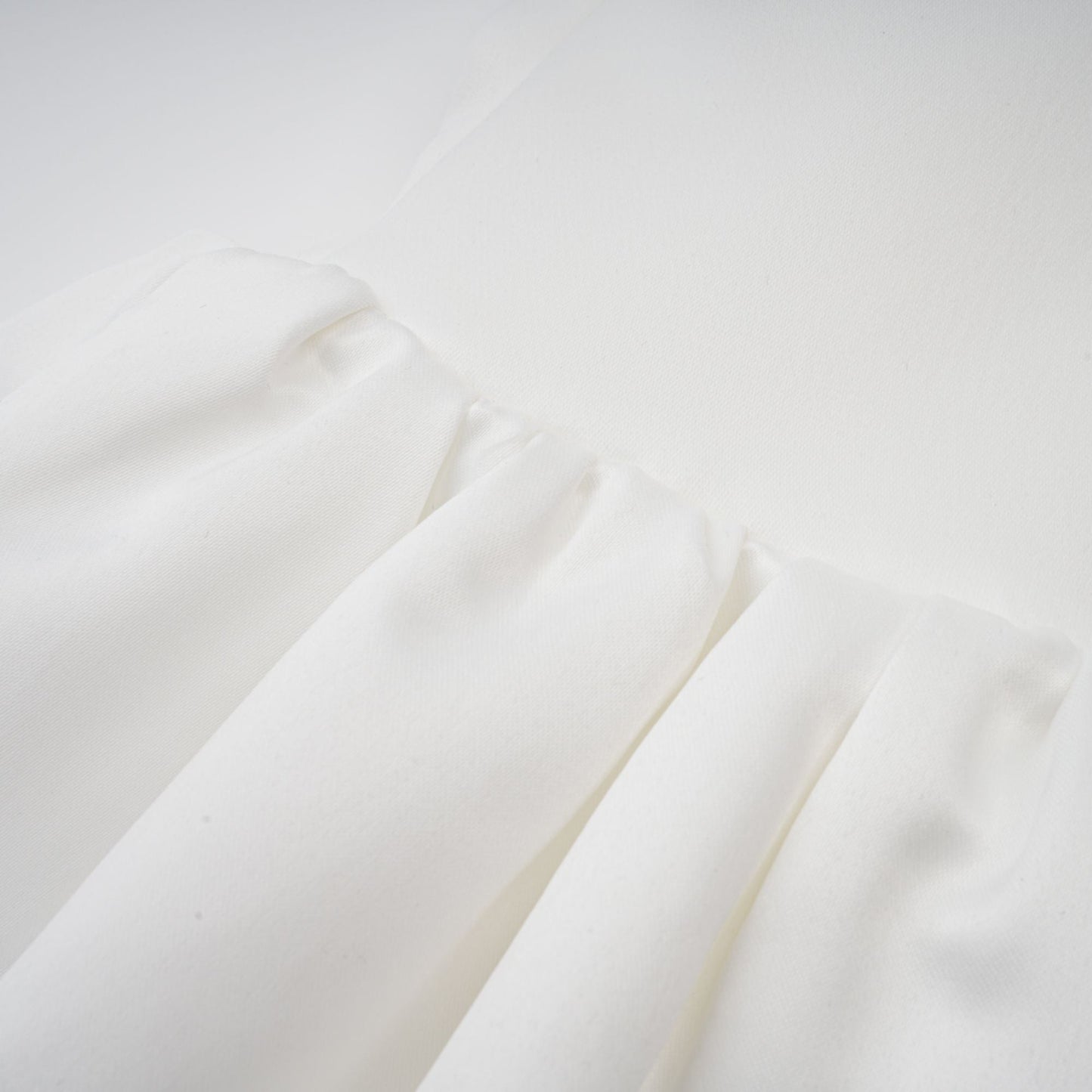 Olivia white halterneck ruffled mini dress