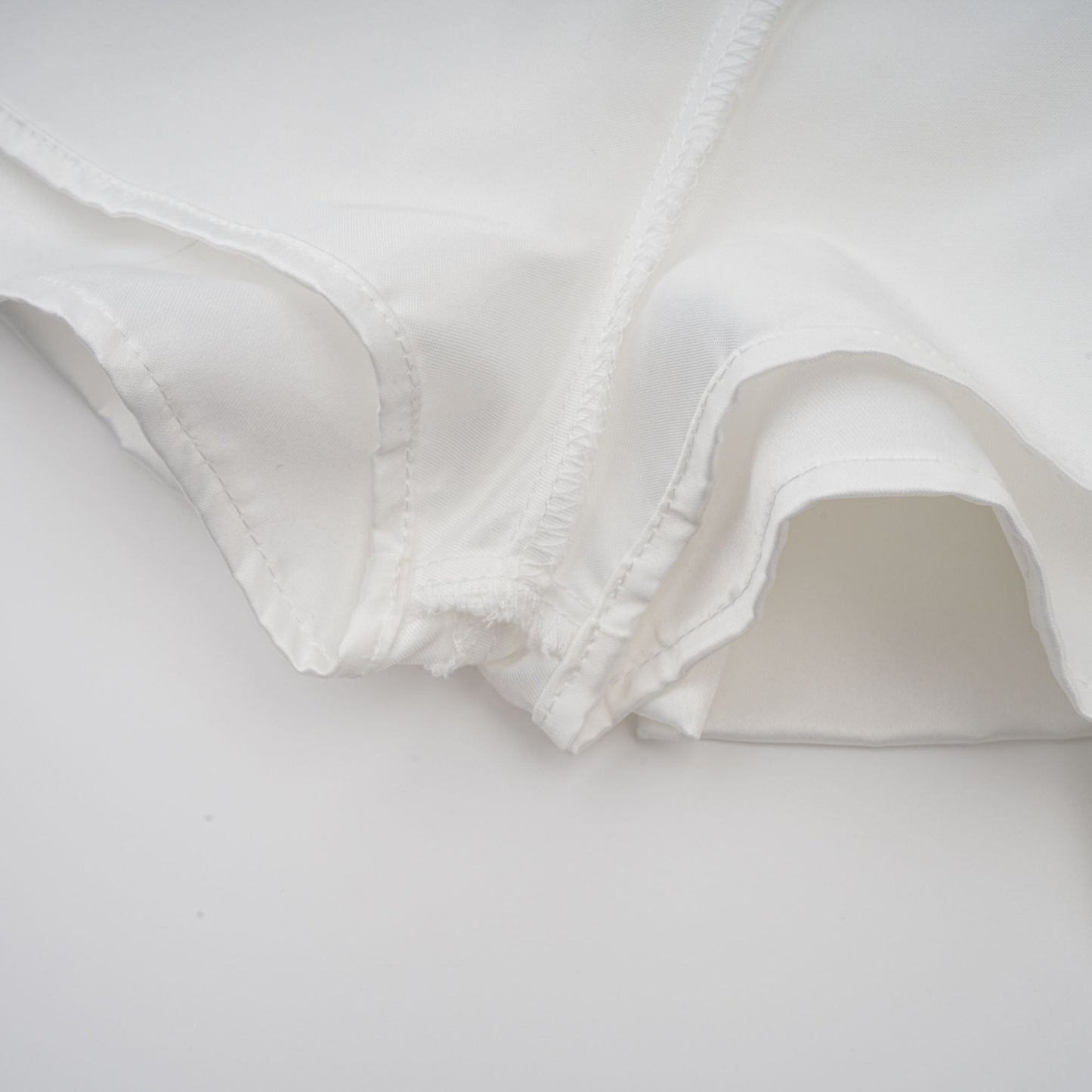 Olivia white halterneck ruffled mini dress