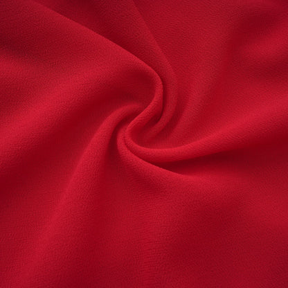 Clarabelle red draped mini dress