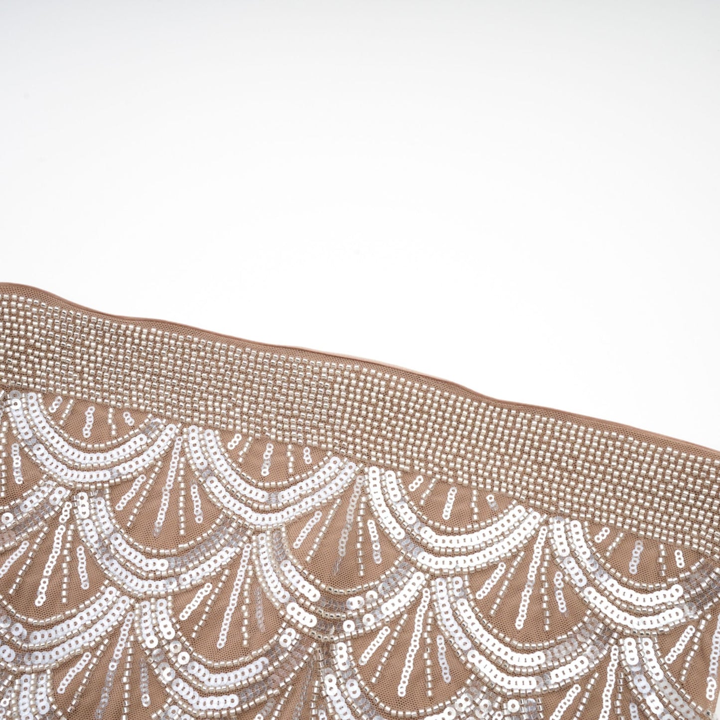 Astrid brown embellished mini dress