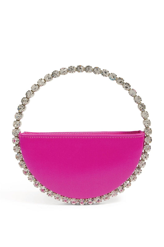Madge Diamante Loop Satin Bag-Sunfere