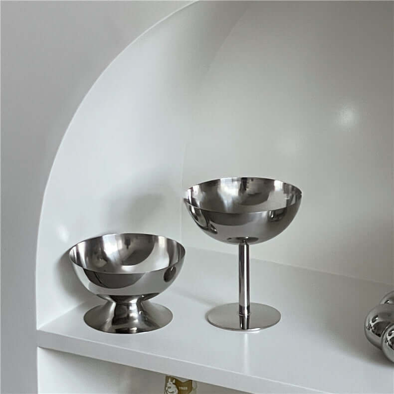 Minimalism Stainless Steel Ice Cream Cup